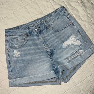 American eagle stretch jean shorts